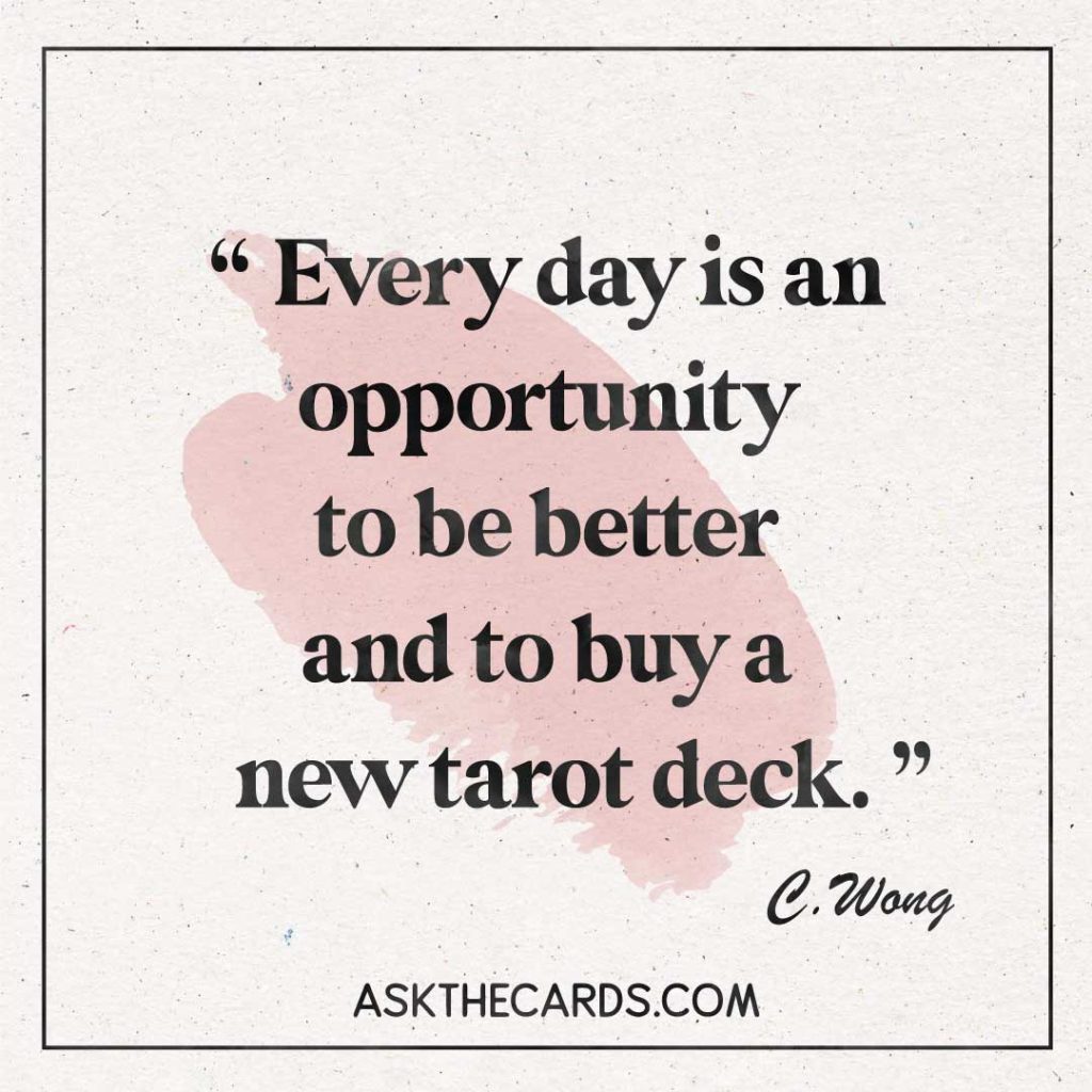 store tarot cards quote 3