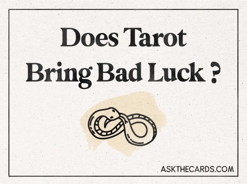 does tarot bring bad luck