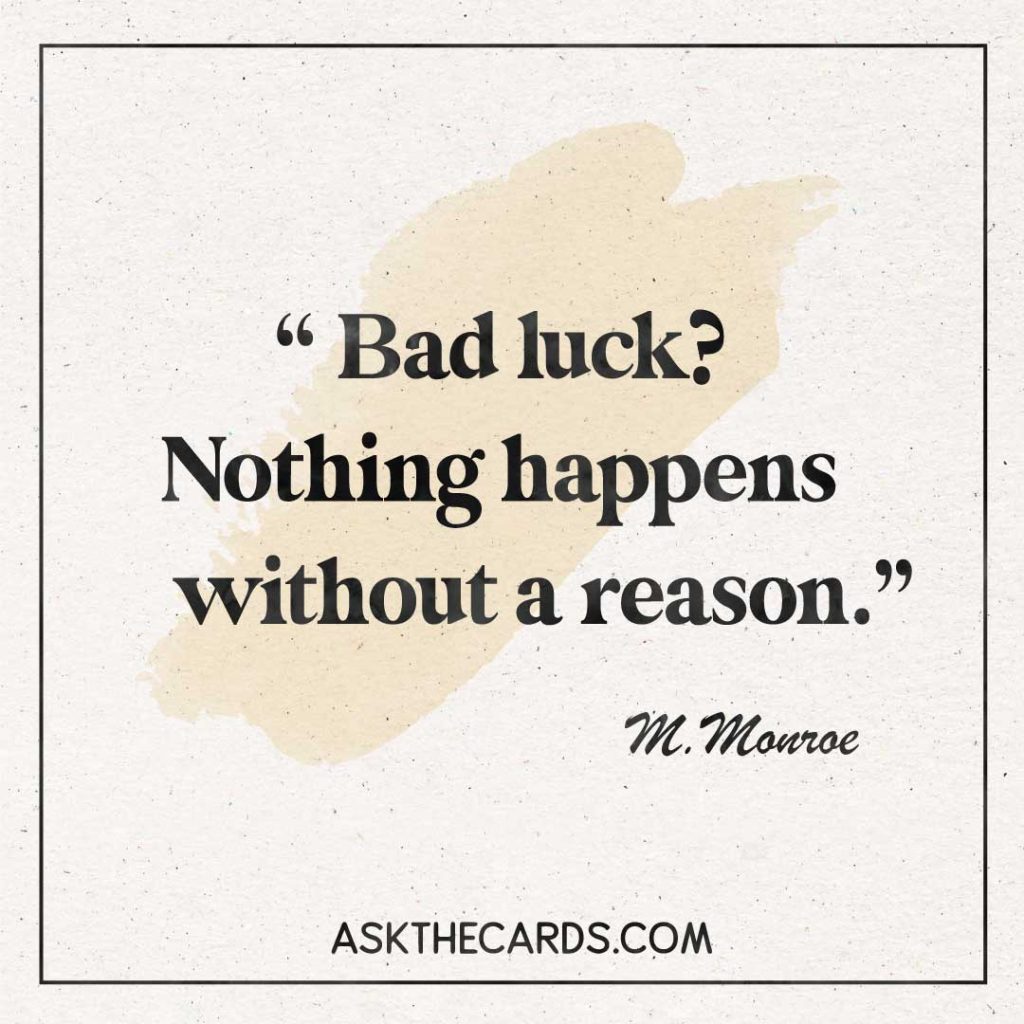 does tarot bring bad luck quote 3