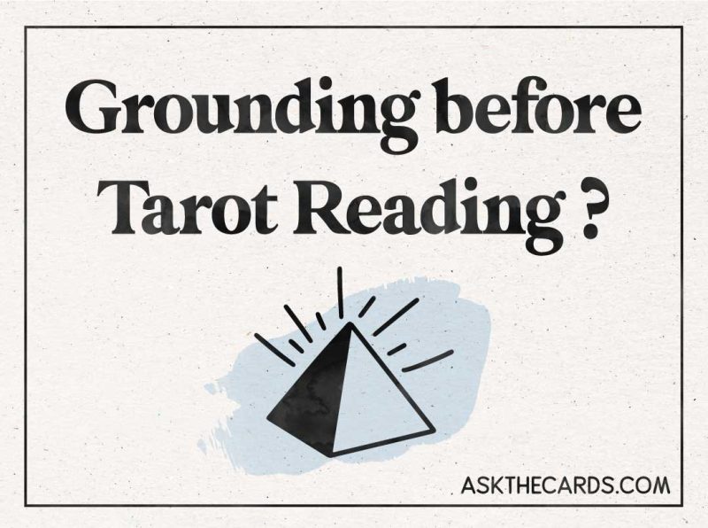 feeling grounded before tarot reading