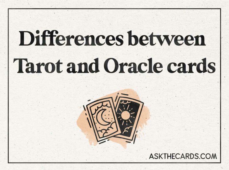 differences between tarot and oracle cards