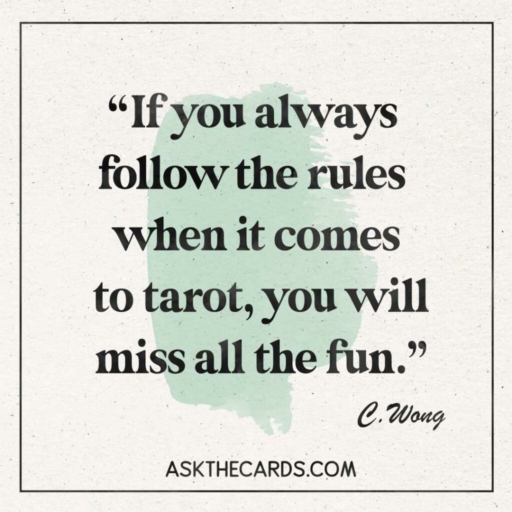 unusual things to do with tarot cards quote 3