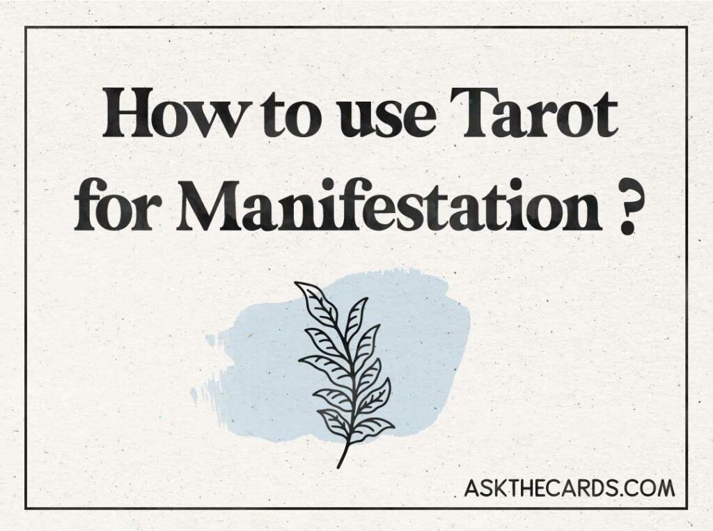 how to use tarot for manifestation 